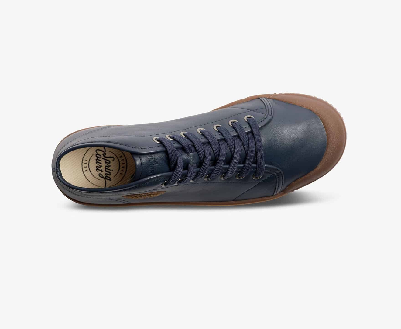 Spring Court B2 SHEEPSKIN Men's Trainers Dark Blue | South Africa-61TAQWBJO